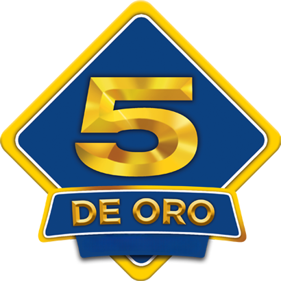 logo 5 de oro