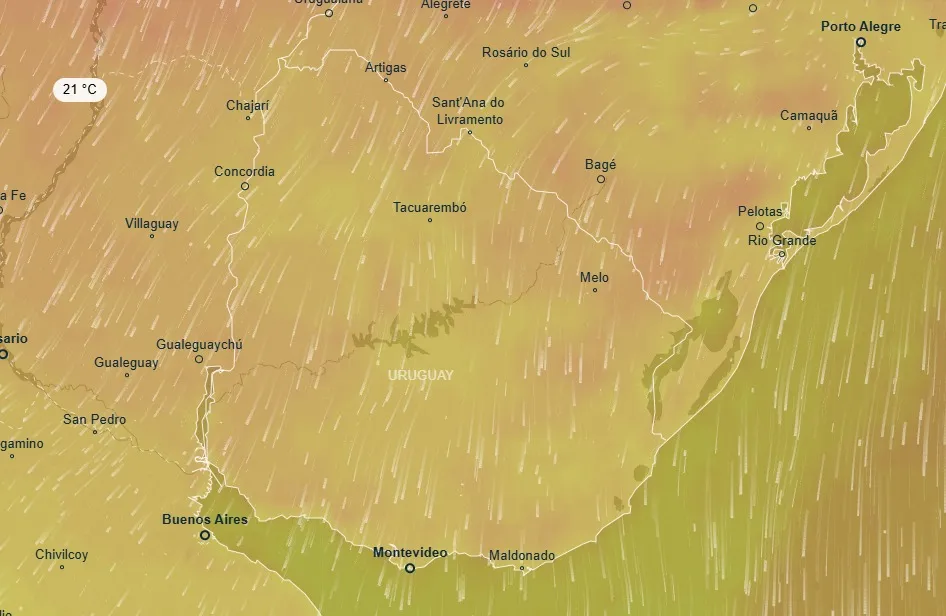 Inumet mantiene alerta prevé una jornada fría con nieblas, heladas y temperaturas en ascenso durante la tarde