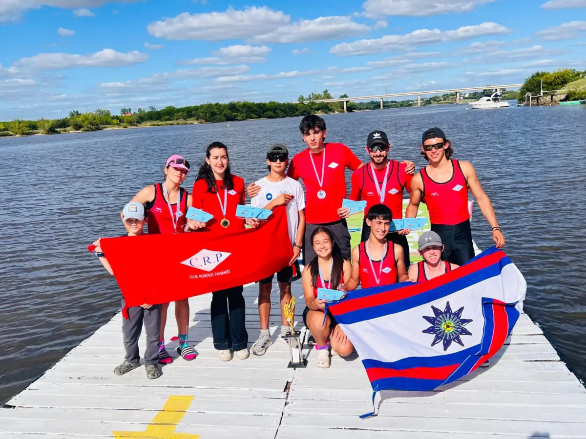 Foto sobre Brillante actuación del Club Remeros Paysandú: 9 oros y subcampeonato en el Campeonato Uruguayo de Remo