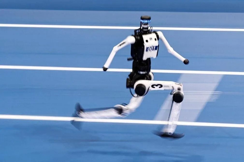 Foto sobre Un robot humanoide corrió los 100 metros más rápido que Usain Bolt y sorprendió al mundo
