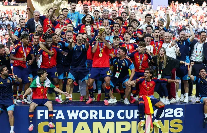 Foto sobre España venció a Argentina en la prórroga y conquistó su segundo Mundial tras una final inolvidable