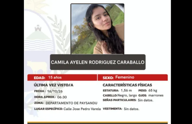 Foto sobre Caso Camila Rodríguez: La Policía analizaría sus últimos movimientos y va tras la pista de un vehículo