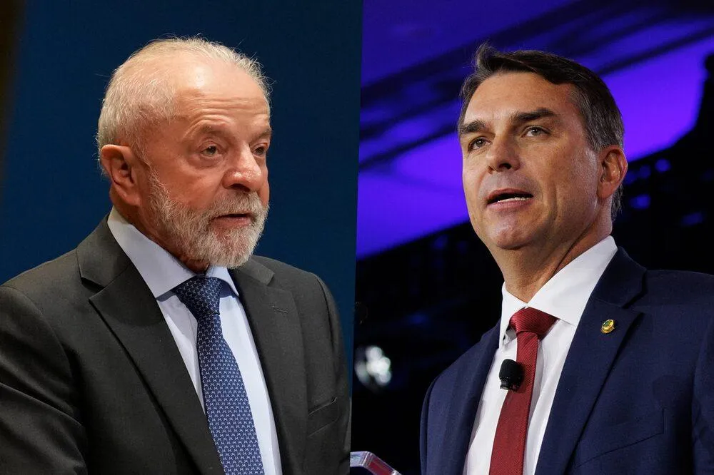 Foto sobre Brasil después del voto: Flávio Bolsonaro aventaja a Lula y abre tres semanas decisivas hacia el balotaje