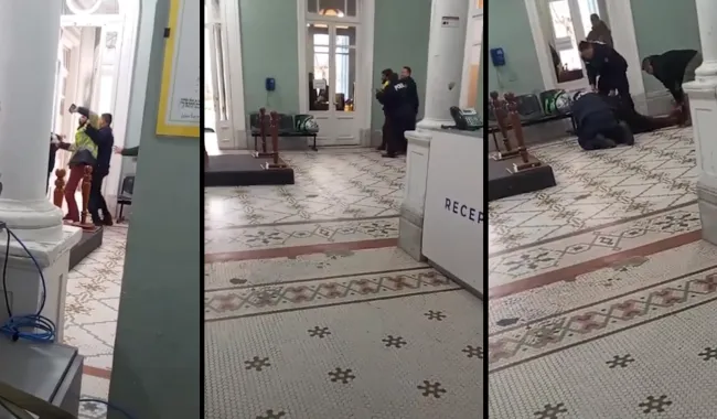 Foto sobre Fue a pedir trabajo a la Intendencia de Río Negro, insultó a funcionarios y terminó reducido por la Policía