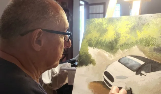Foto sobre Alfredo “Chirola” Durán venderá sus pinturas para colaborar con Juan Silva tras el incendio