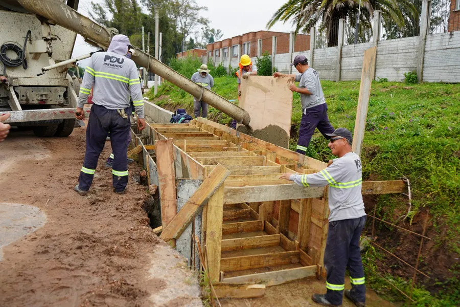 Foto sobre Avanzan los desagües en Montevideo al sur: buscan reducir los anegamientos en Jardines del Hipódromo