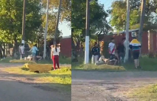 Foto sobre Vecinos de Piedras Coloradas alertan por episodios de violencia y comparten un video de una agresión grupal