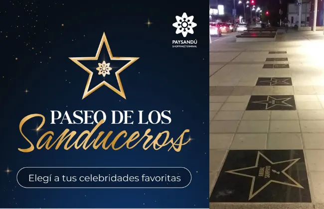 Foto sobre Paysandú elegirá a dos personalidades para sumar sus estrellas al Paseo de los Sanduceros